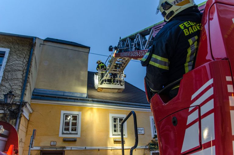 20170113 Sturmschaden Baden  Foto: FF Baden-Stadt / Roman Van de