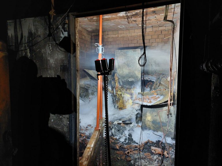20211216 Brand in einem Enzesfelder Fleischereibetrieb