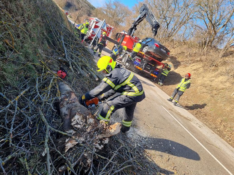 20220118 Verkehrsunfall auf der L4010 Pfaffstätten Einöde