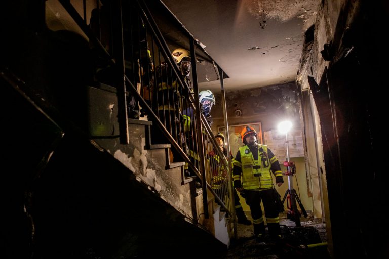 20220219 Brand in einer Wohnhausanlage in Neuhaus Bezirk Baden N