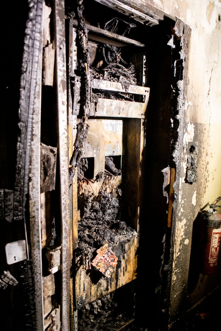 20220219 Brand in einer Wohnhausanlage in Neuhaus Bezirk Baden N