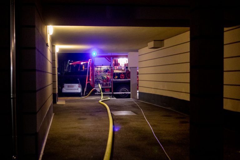 20220219 Brand in einer Wohnhausanlage in Neuhaus Bezirk Baden N