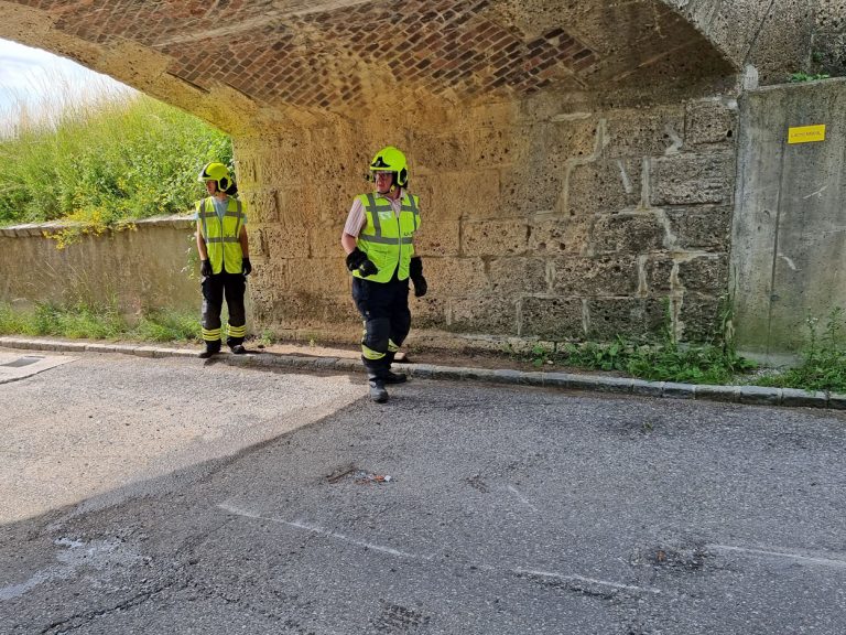 20220717 Verkehrsunfall L4010  Pfaffstätten-Einöde