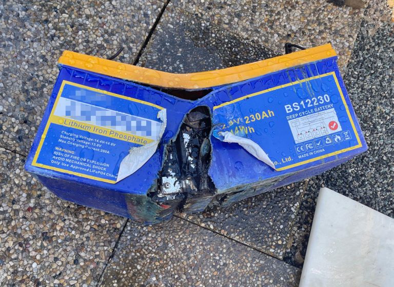 20240813_Brand einer Lithium Batterie in Traiskirchen NÖ Bezirk