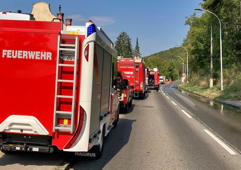 20240905_B2 Brand bei Wohnhaus in Hirtenberg NÖ Bezirk Baden