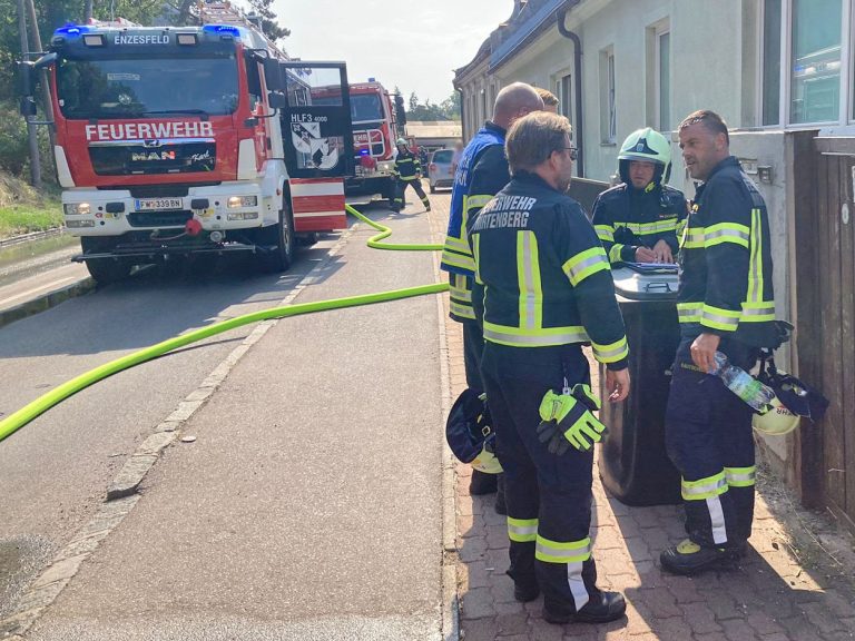 20240905_B2 Brand bei Wohnhaus in Hirtenberg NÖ Bezirk Baden