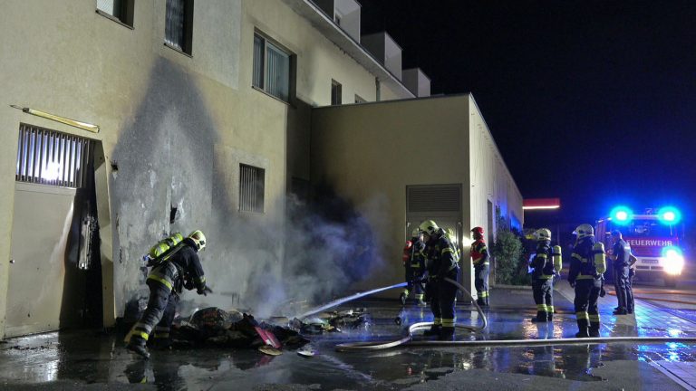 20250605_Brand im Freien beim ARKADIA Traiskirchen NÖ Bezirk BA