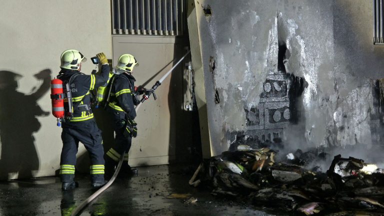 20250605_Brand im Freien beim ARKADIA Traiskirchen NÖ Bezirk BA