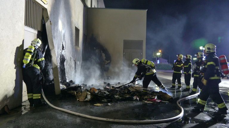 20250605_Brand im Freien beim ARKADIA Traiskirchen NÖ Bezirk BA