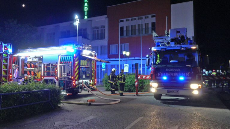20250605_Brand im Freien beim ARKADIA Traiskirchen NÖ Bezirk BA