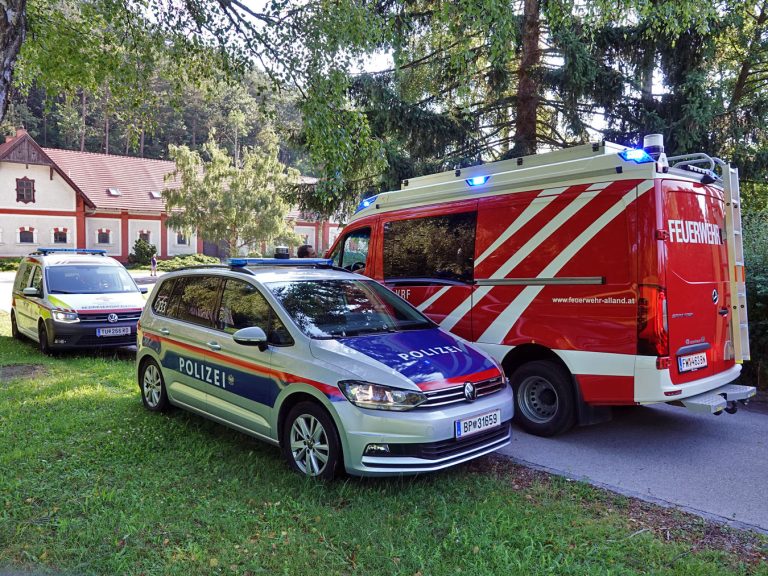 20250719_Verkehrsunfall mit Personensuche auf der LB11 in Groisb