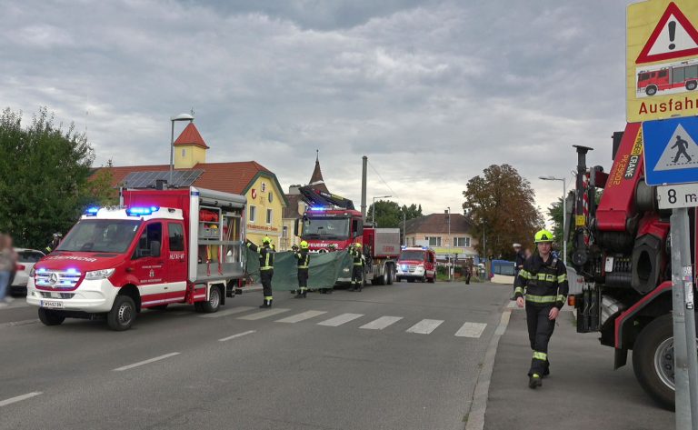 20250829_Personenrettung aus Schwechat Flussbett in Baden Ortste