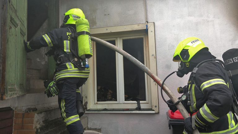 20251012_B3 Wohnhausbrand in Schönau a.d.Triesting Bezirk BADEN