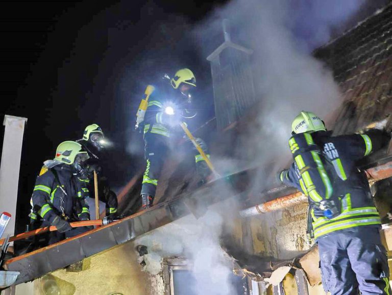 20251120_Wohnhausbrand in Enzesfeld-Lindabrunn Bezirk BADEN NÖ