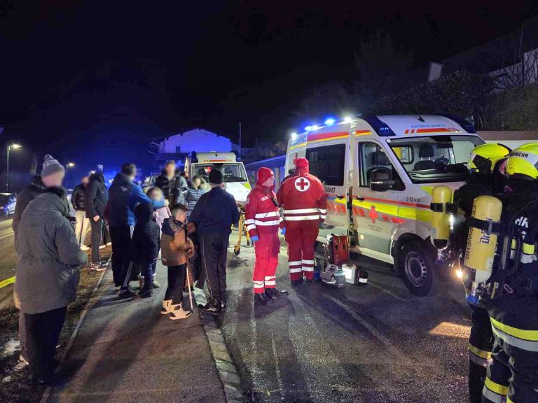 20260201_Kellerbrand in Wohnhausanlage in Berndorf Ortsteil Veit