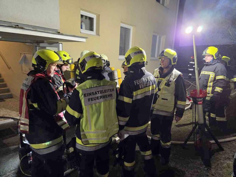 20260201_Kellerbrand in Wohnhausanlage in Berndorf Ortsteil Veit