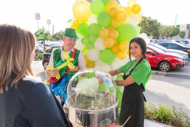 Zuckerwatte und Luftballontiere
