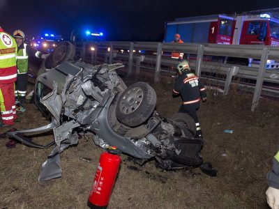 20161222 Verkehrsunfall A2 Rfb Wien bei Guntramsdorf   Foto: Ste