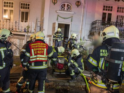 20161226 Wohnungsbrand in Baden  Foto: Stefan Schneider