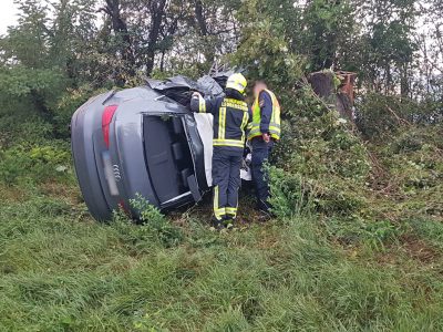 20210918 Verkehrsunfall auf der A2 zwischen Leobersdorf und Wöl