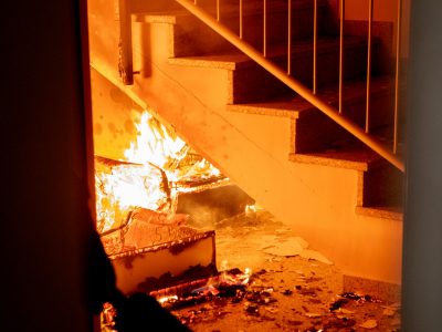 20220219 Brand in einer Wohnhausanlage in Neuhaus Bezirk Baden N