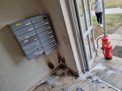 20220305 Brand in Badener Wohnhausanlage Ortsteil Leesdorf