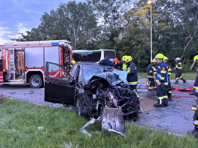 20240605 Verkehrsunfall LB17 Günseldorf Bezirk BADEN NÖ