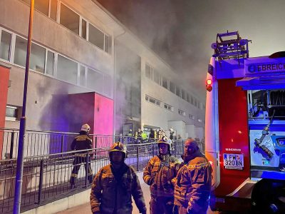 20250101_Brand Müllraum in Wohnhausanlage in der Neujahrsnacht