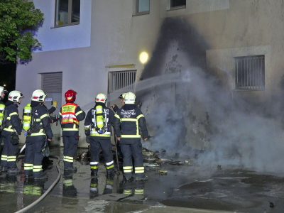 20250605_Brand im Freien beim ARKADIA Traiskirchen NÖ Bezirk BA