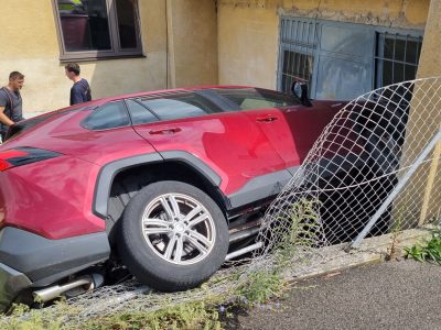 20250723_Verkehrsunfall mit Personenrettung in Bad Vöslau Bezir