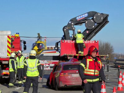 20260103_Verkehrsunfall auf der A2 RFB Wien Guntramsdorf