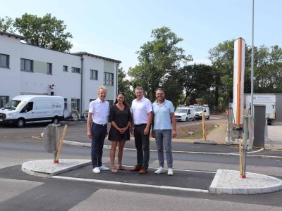 68_20.08.2024 - Querungshilfe für den neuen Kindergarten beim Citycenter Ebreichsdorf fertiggestellt BILD