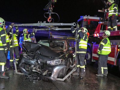 20210804 Geisterfahrerunfall auf der A2 RFB Wien bei Leobersdorf