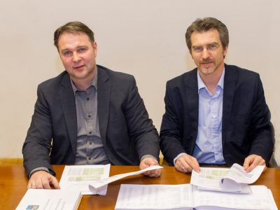 Bgm Babler und Finazleiter Kutusow Rechnungsabschluss 2016