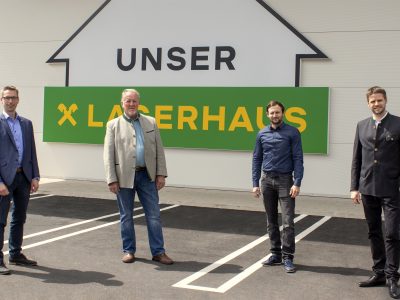 Geschäftsführer Erich Reisenbichler M.A., Obmann ÖR Johann Oberhofer, Obmann-Stv. Karl Reiner, Geschäftsführer Mag. Reinhard Bauer. (Copyright: LH Wiener Becken)