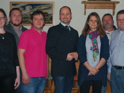 v.l.: GR Romana Steinberger, Daniel Berger, Obmann-Stv. GR Svetozar Stojic, Obmann GR Tino Seidl, Manuela Seidl, Roland Berger, Harald Reindl