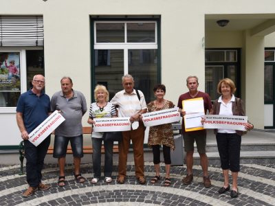 Walter Görz, Gerhard Domanovich, Erika Pracher, Reinhold Sommer, Ingrid Divis, Paul Bierl und Maria Fuchs