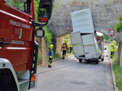 20220717 Verkehrsunfall L4010  Pfaffstätten-Einöde