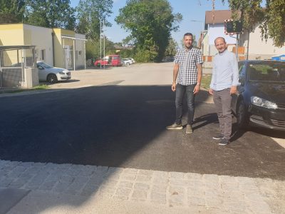 Foto Verkehrsausschuss mit Thomas Jechne und GR Dominik Rohrer